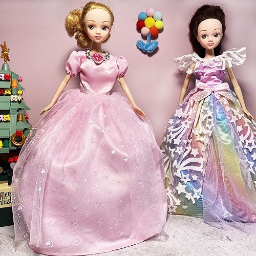 Miniatura 6 de 125 piezas de ropa y accesorios para muñecas de 11.5 pulgadas, kit de diseño de moda para niñas, los mejores gitfs para cumpleaños de niñas