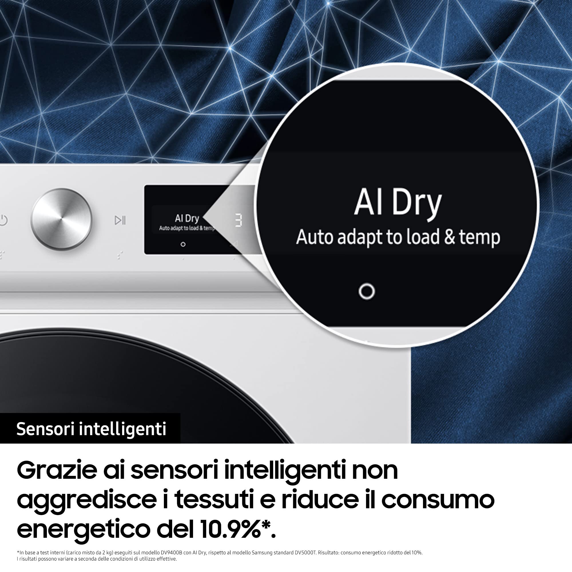 Secadora Samsung DV90BB7445GES3 Clase A+++ 9 kg