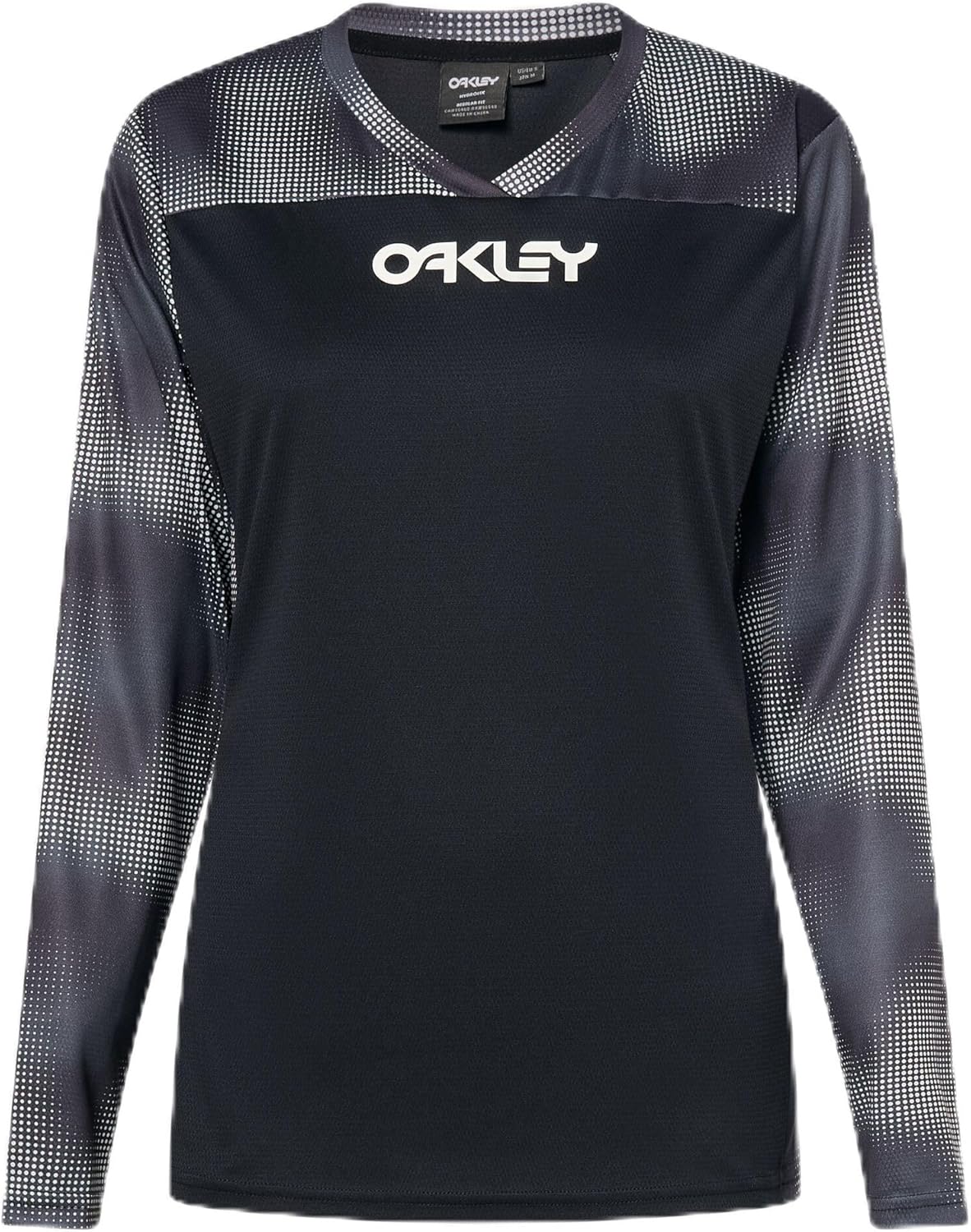 Oakley Women's Maven Coast Long Sleeve Jersey Tee Medium Black
