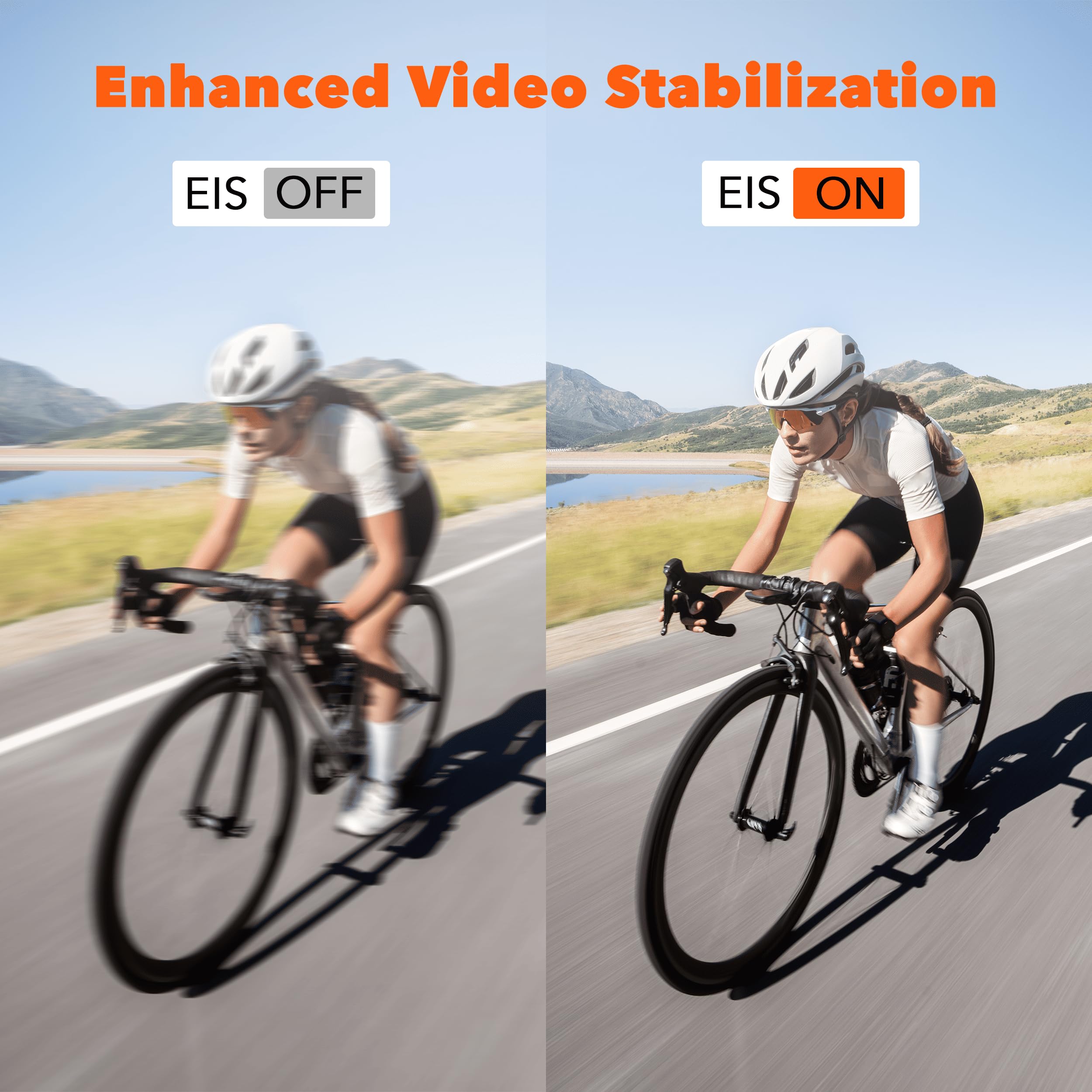 FitSpark Eagle i15 Pro Max Real 4K30FPS Dual Touch Screens WiFi Action Camera Advanced Chipset Sony Sensor EIS 2.0 Stabilization Wide-Angle Supports External MIC Bike Helmet Camera for Moto Vlogging - Image 4 thumbnail