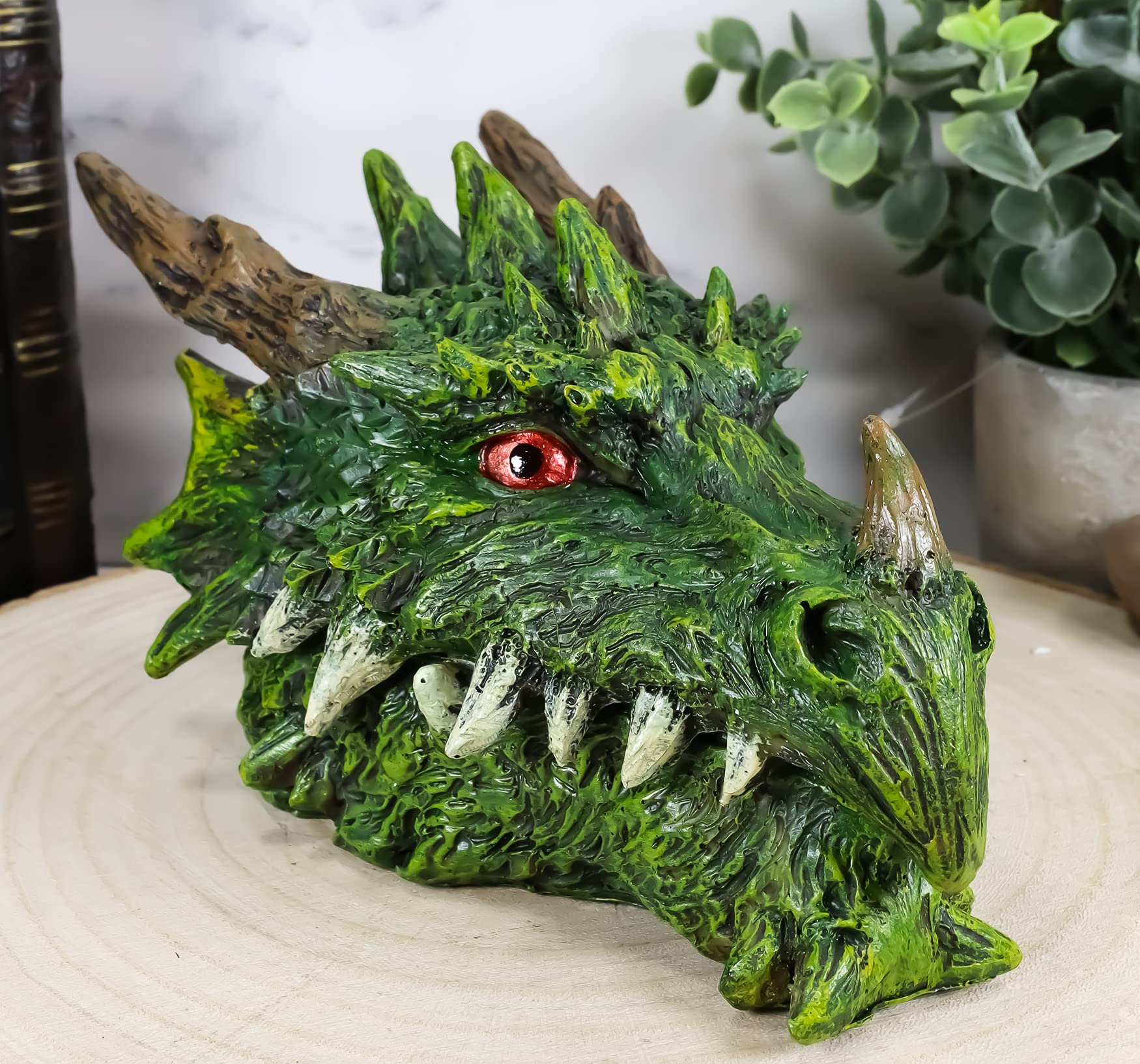 Amazon.com: Ebros Gift Fantasy Dryad Greenman Spiked Tree Dragon