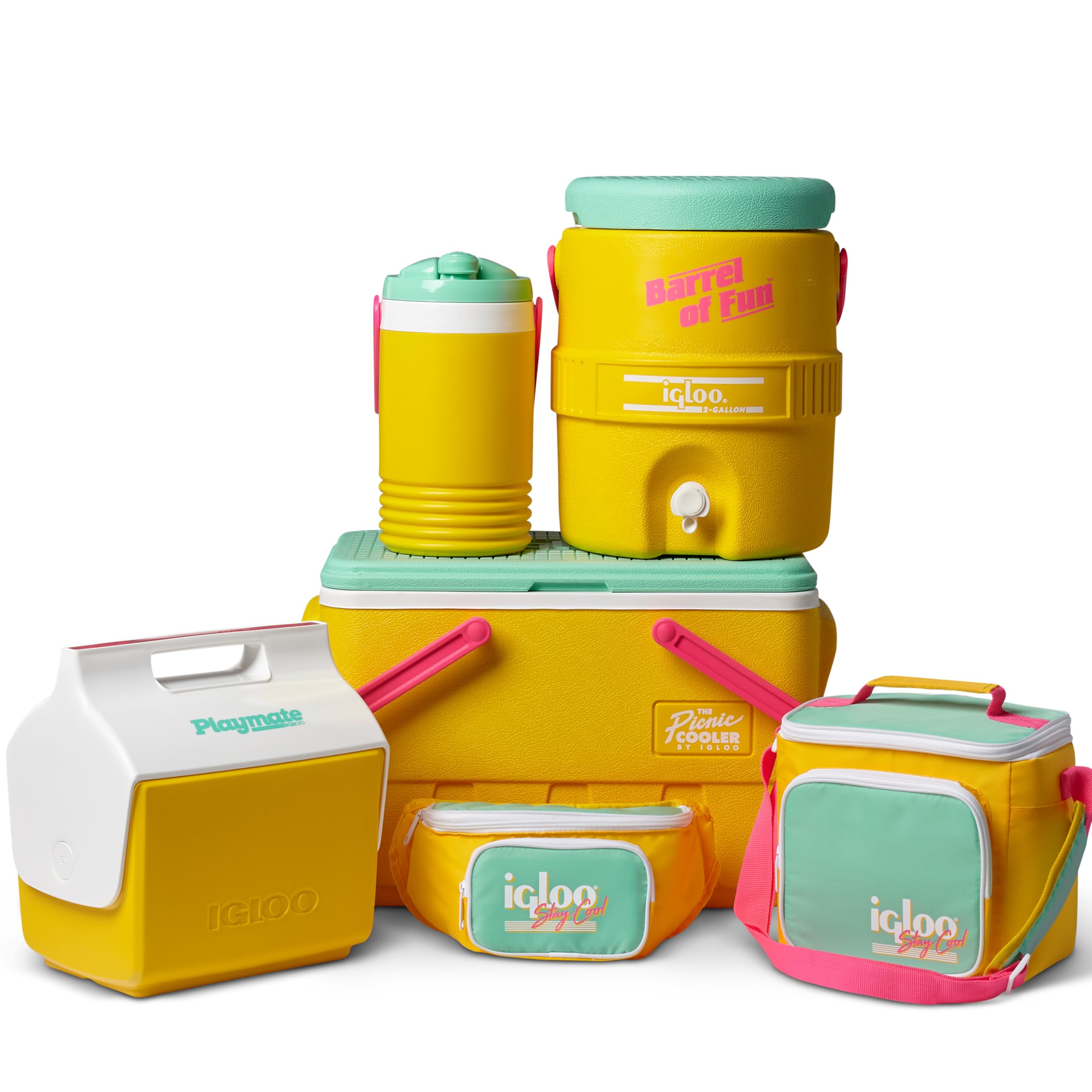 IGLOO Retro Little Playmate Glacière Jaune 7 QT