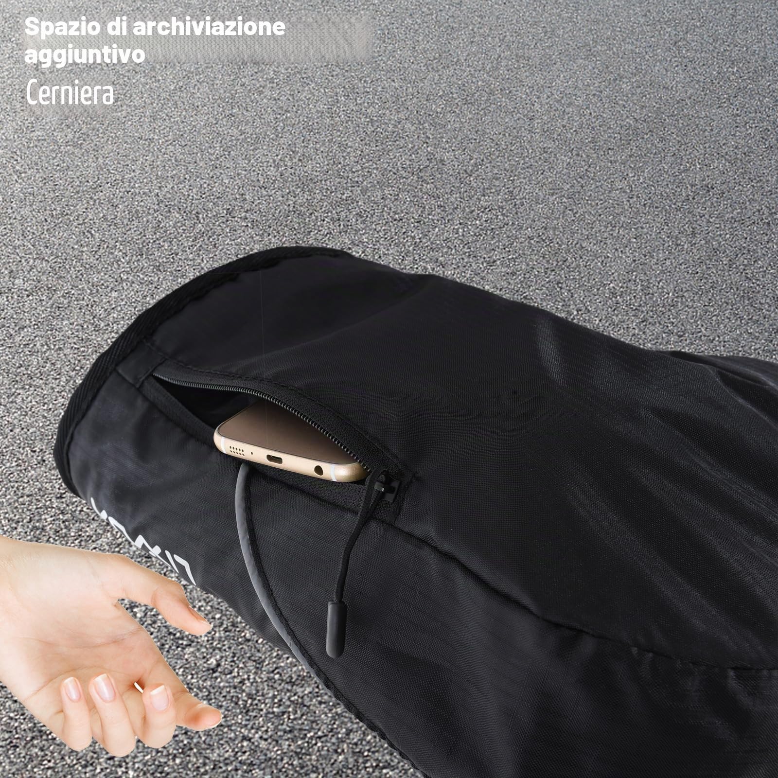 Lixada Guanti da manubrio in neoprene + impermeabili + WarmKeeper + Unisex, per manubrio moto MTB, MTB, scaldamani/coperture termiche per manubrio