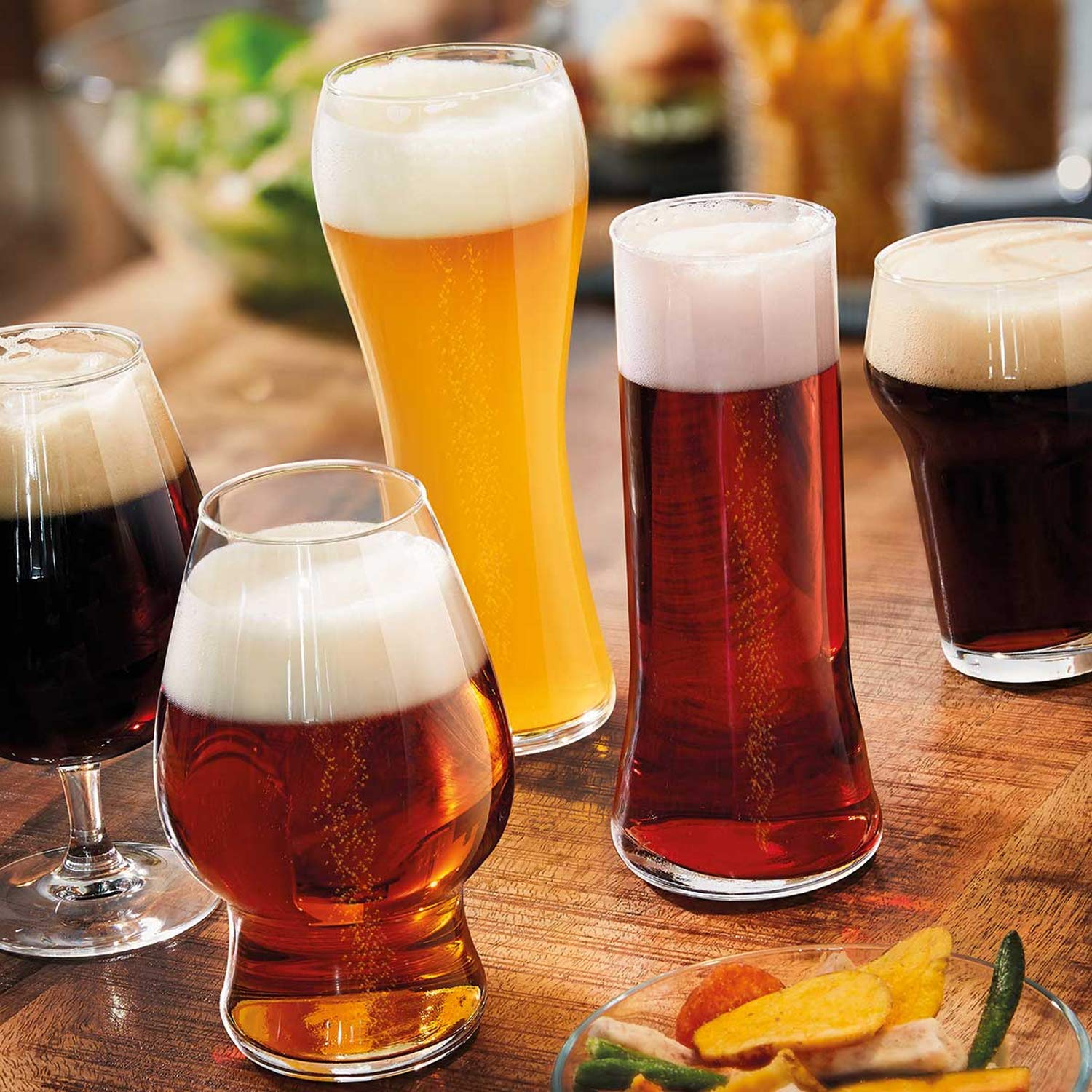 Luminarc Beer Glasses Brewers and Wheat Flavors, Transparent (6, 590 ml) - Image 2 thumbnail