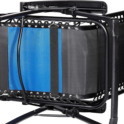 Miniatura 5 de MEETOOT Cinturones de refuerzo para silla de gravedad cero, tiras de refuerzo adecuadas para silla de gravedad cero de 15.7-19.7 in de ancho