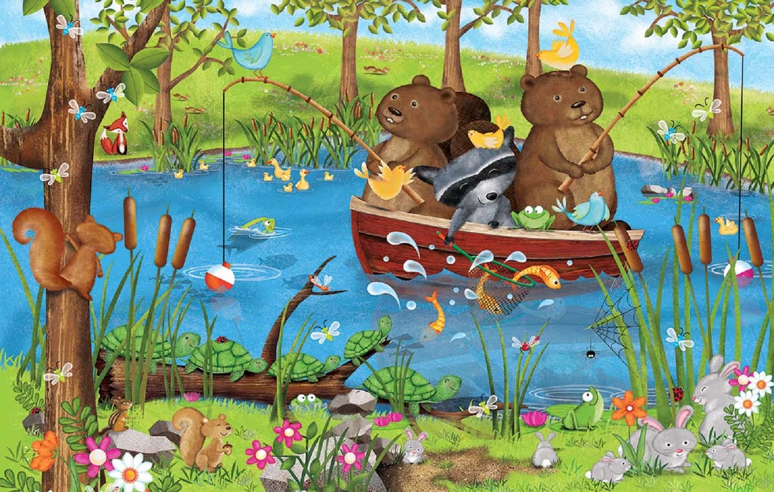 Going Fishing 100 pc Jigsaw Puzzle by SUNSOUT INC
