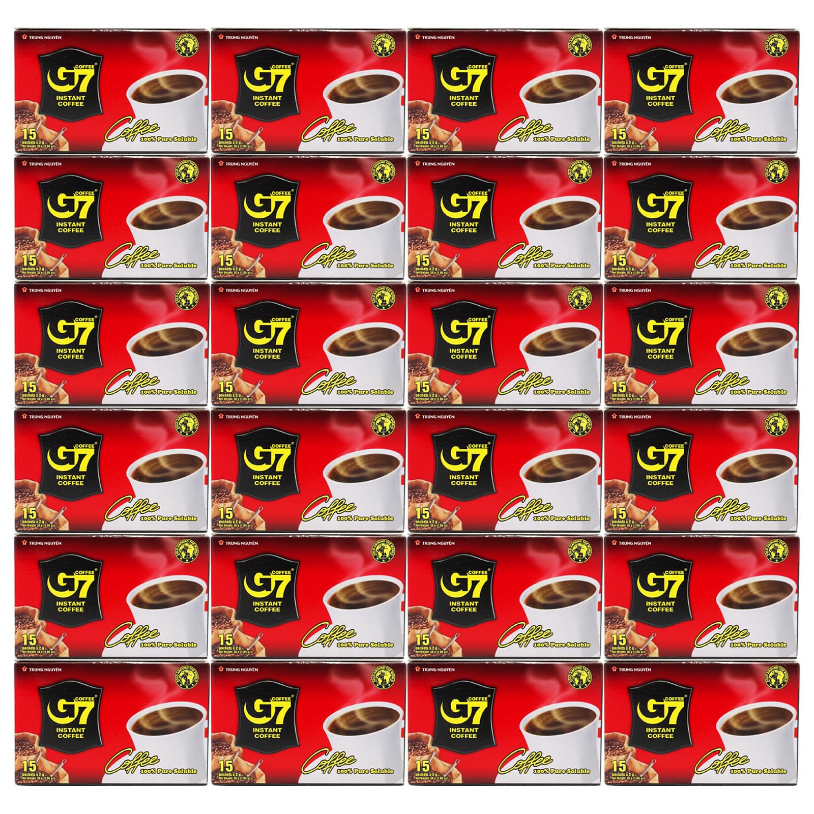 24er Pack (24x 30g) Trung Nguyen Vietnamesischer Instant Kaffee (Papa Vo®)
