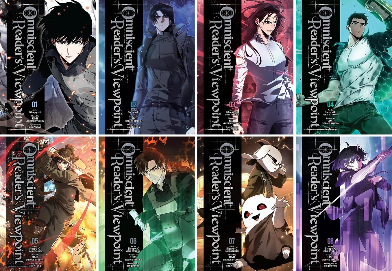 Omniscient Reader's Viewpoint Series, Vol. 1-8, 8 Books Collection Set Paperback – December 17, 2024