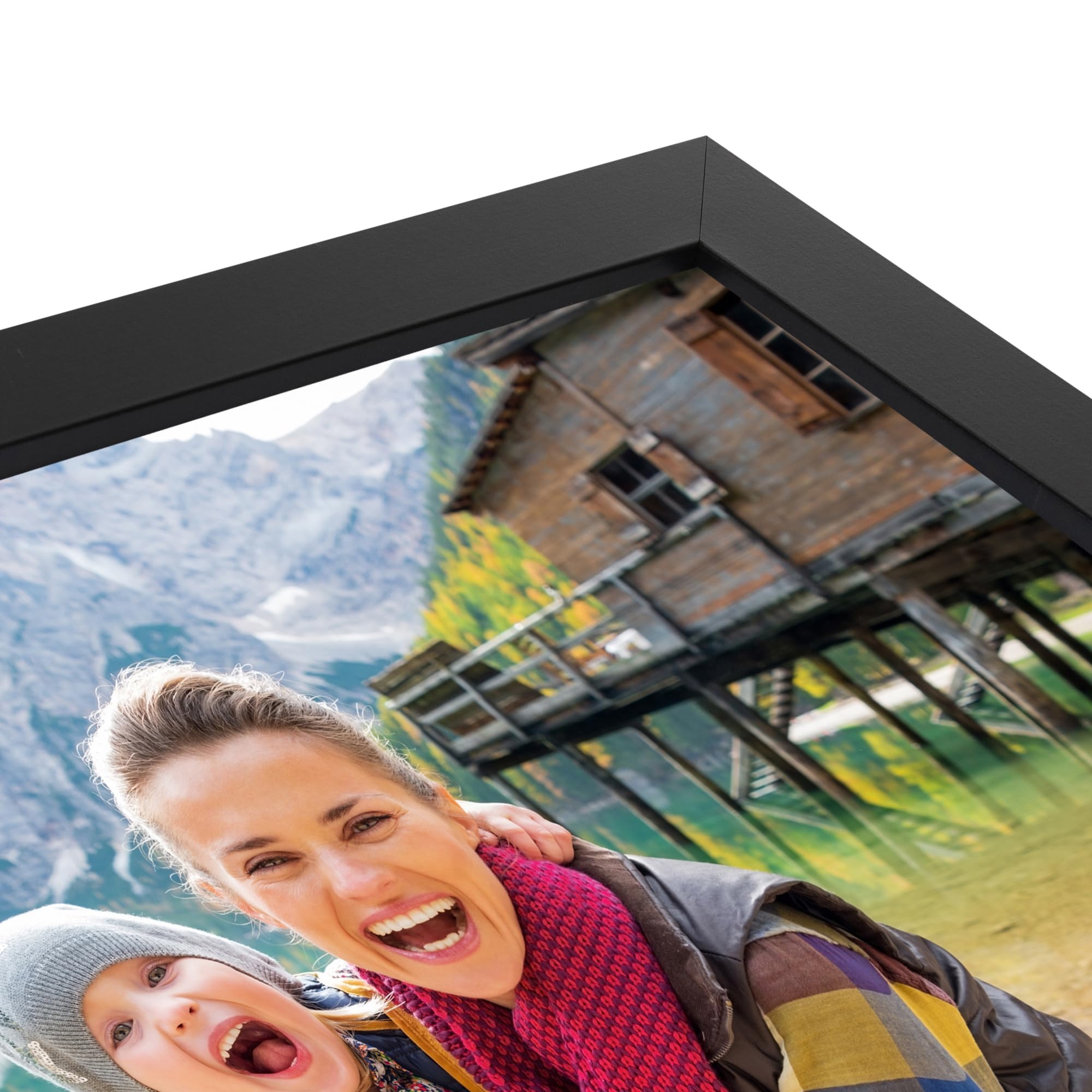 Amazon.co.jp: ArtToFrames 66x30インチ ブラック 写真フレーム この