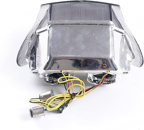 Miniatura 5 de Luz trasera LED de freno para motocicleta, lente ahumada con señales de giro integradas para Triumph 1997-2001 Speed Triple; DAYTONA