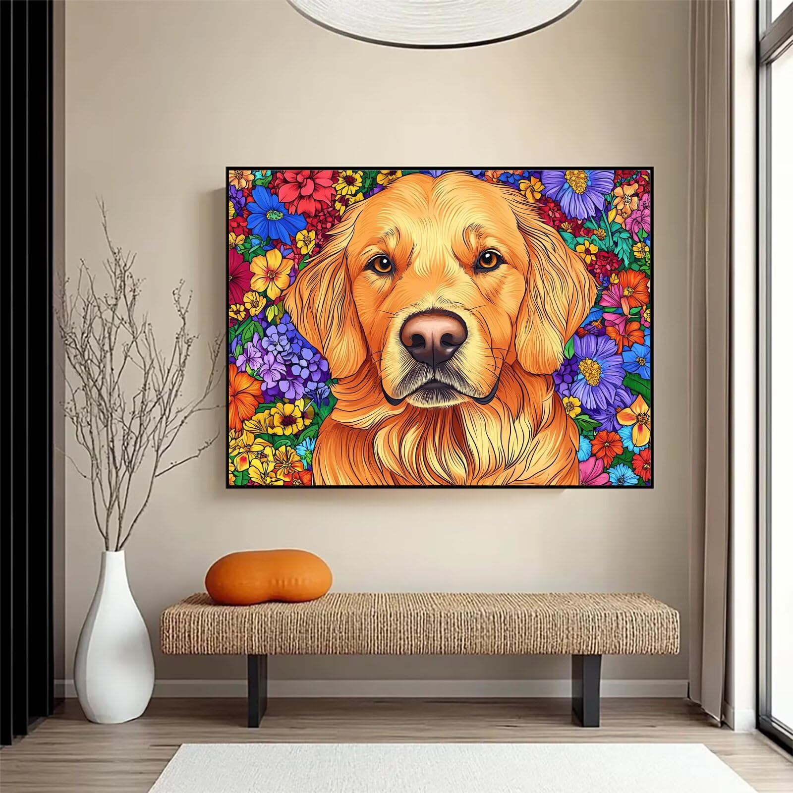 Dog Diamond Art, zestawy do malowania diamentami 5D dla dorosłych 61x81.3