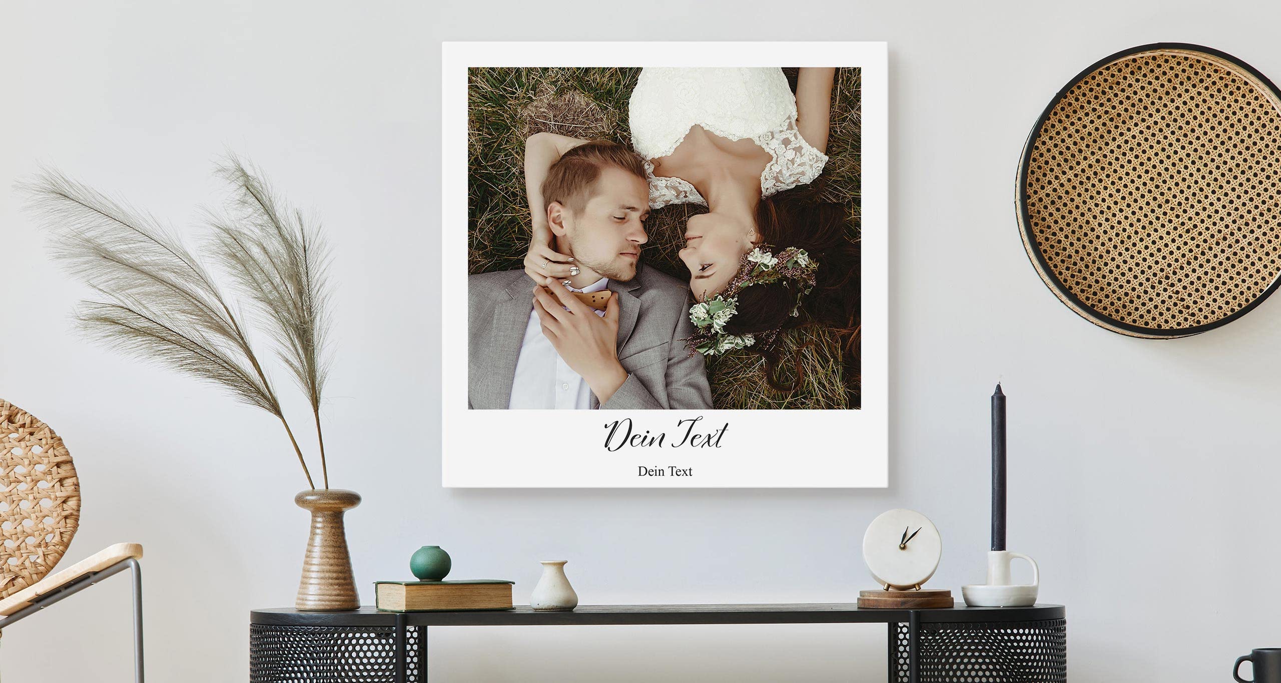 Muralo Personalisierte Leinwand mit eigenem Bild, Wandbild - 80x90 cm | Foto-Leinwandbild, hochauflösender Druck, lebendige Farben - ideal für Wohnzimmer und Schlafzimmer, Ein Geschenk fürs Leben