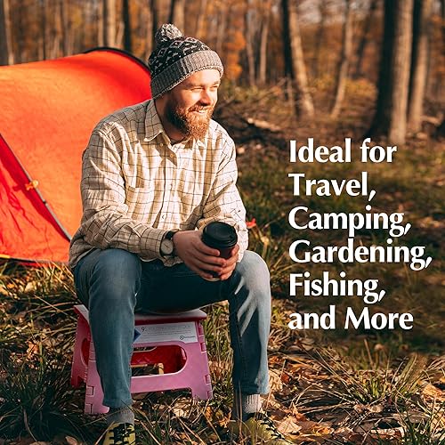 Miniatura 8 de Handy Laundry El taburete plegable y ligero es lo suficientemente resistente como para apoyar a adultos y lo suficientemente seguro para niños. Se