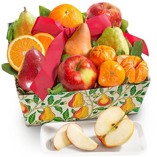 Orchard Favorites - Cesta de frutas de regalo, juego de 10 piezas