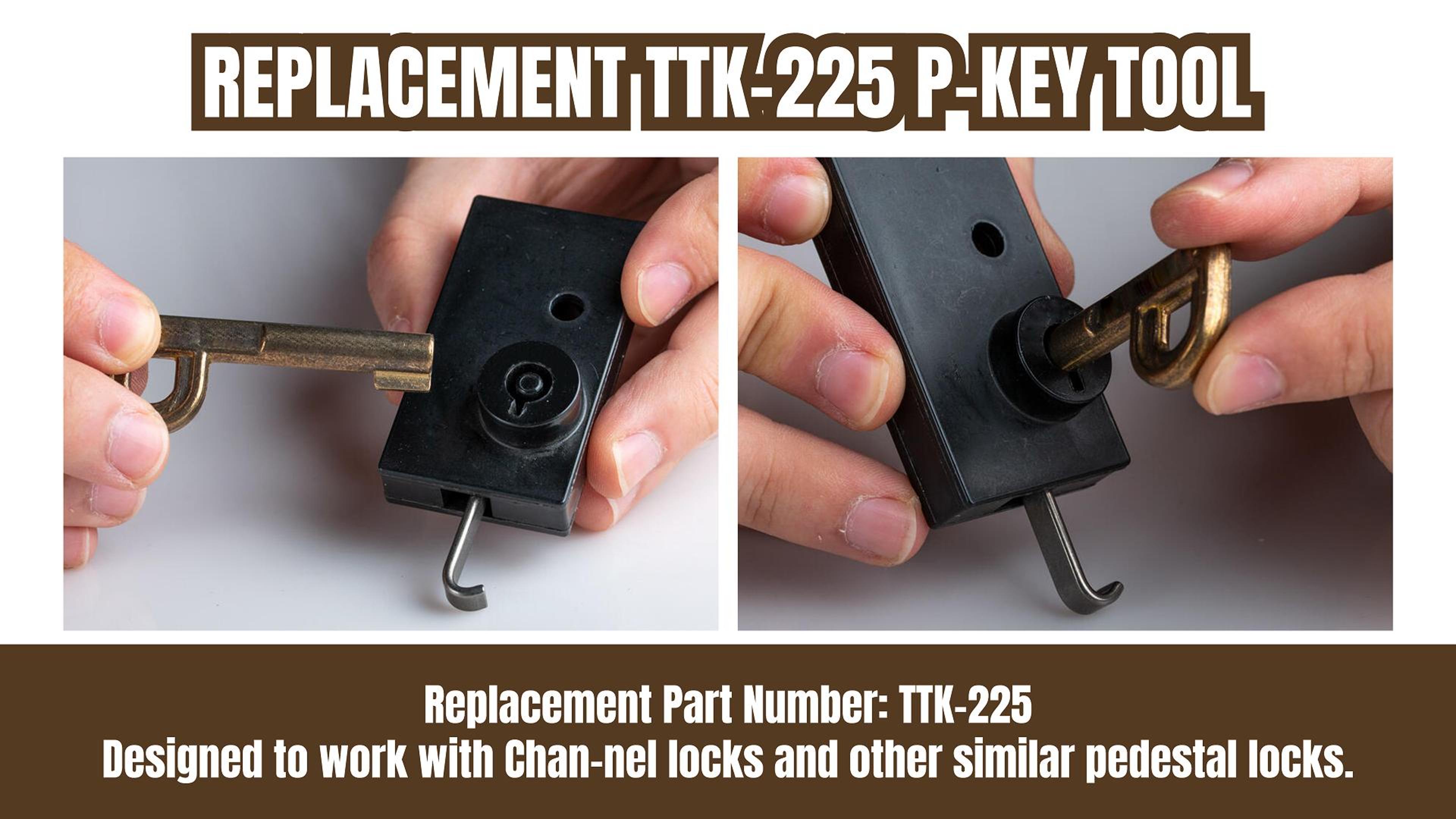 Self Lock P Key Replaces TTK-225 P-Key Tool for Self-Lock Pedestal