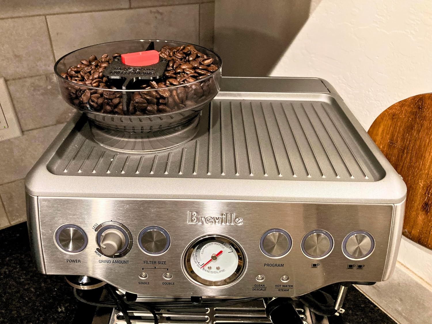 Coffee Bean Bin Divider for Breville Barista Express, Pro & Touch (Not the Touch Impress)