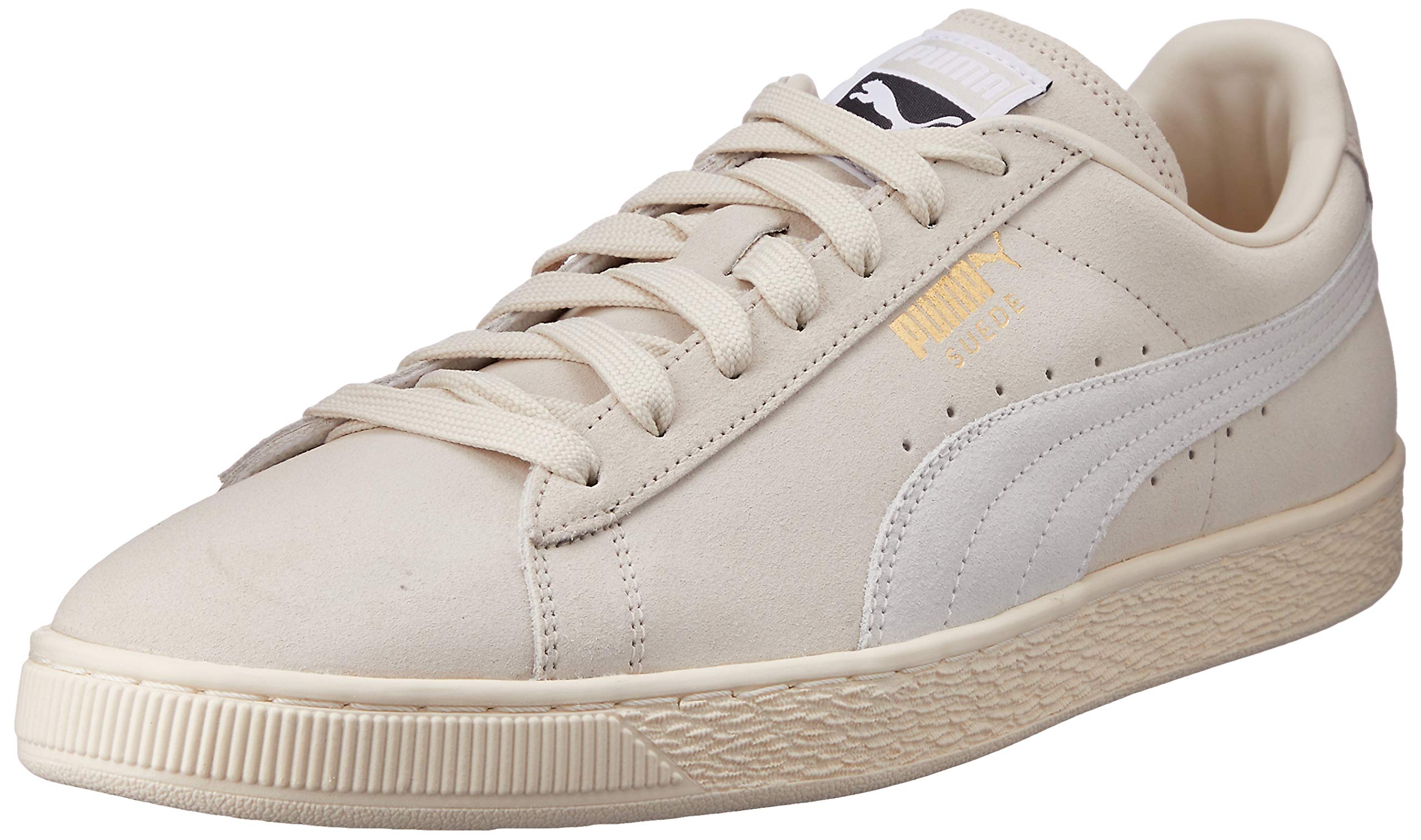 Puma Unisex Adults' Suede Classic Plus Low-Top Sneakers, Beige (Birch-White), 7.5 UK