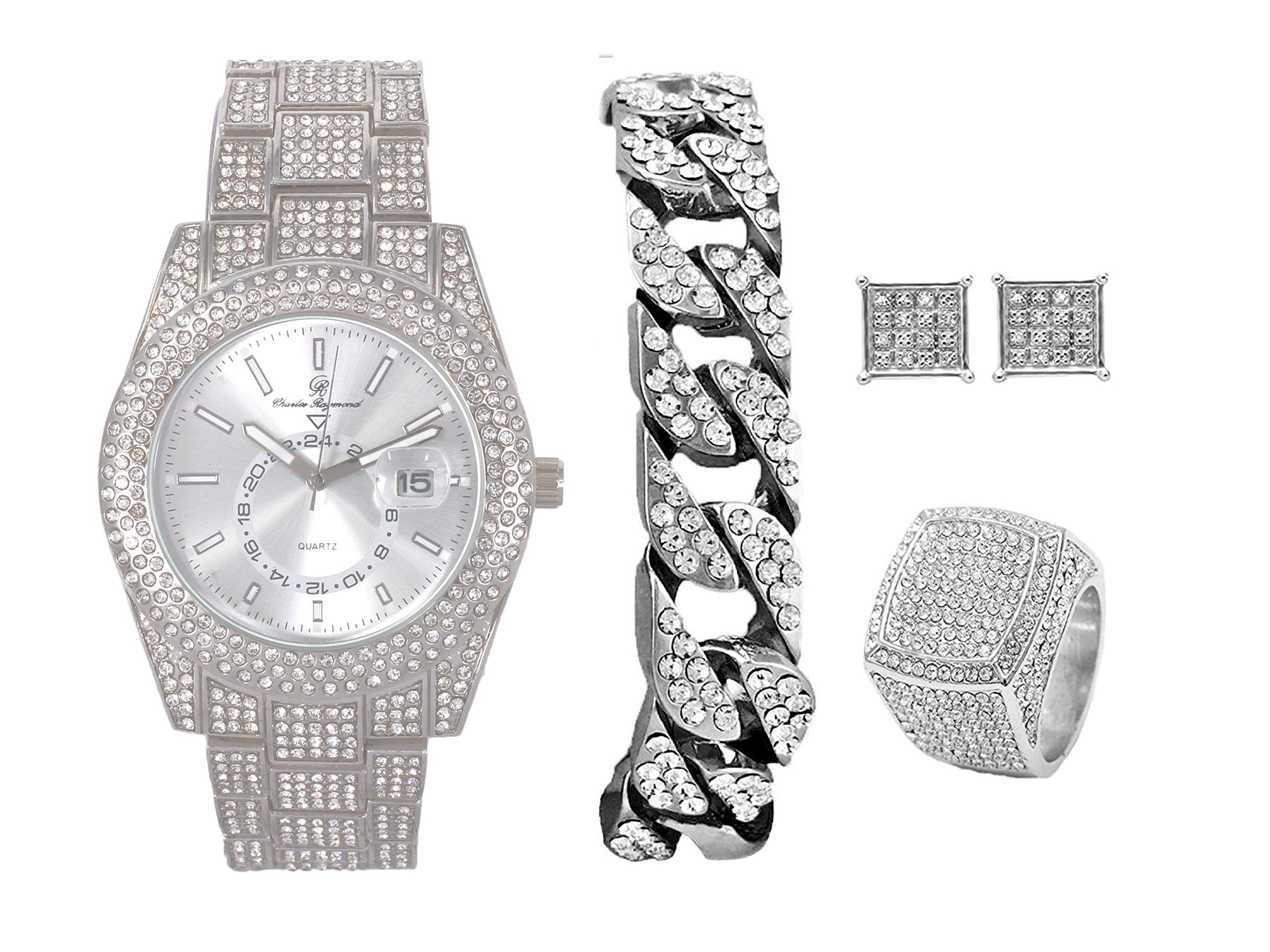 Bling Ed Out Its Lit Hip Hop Watch And Jewerly | Desertcart 