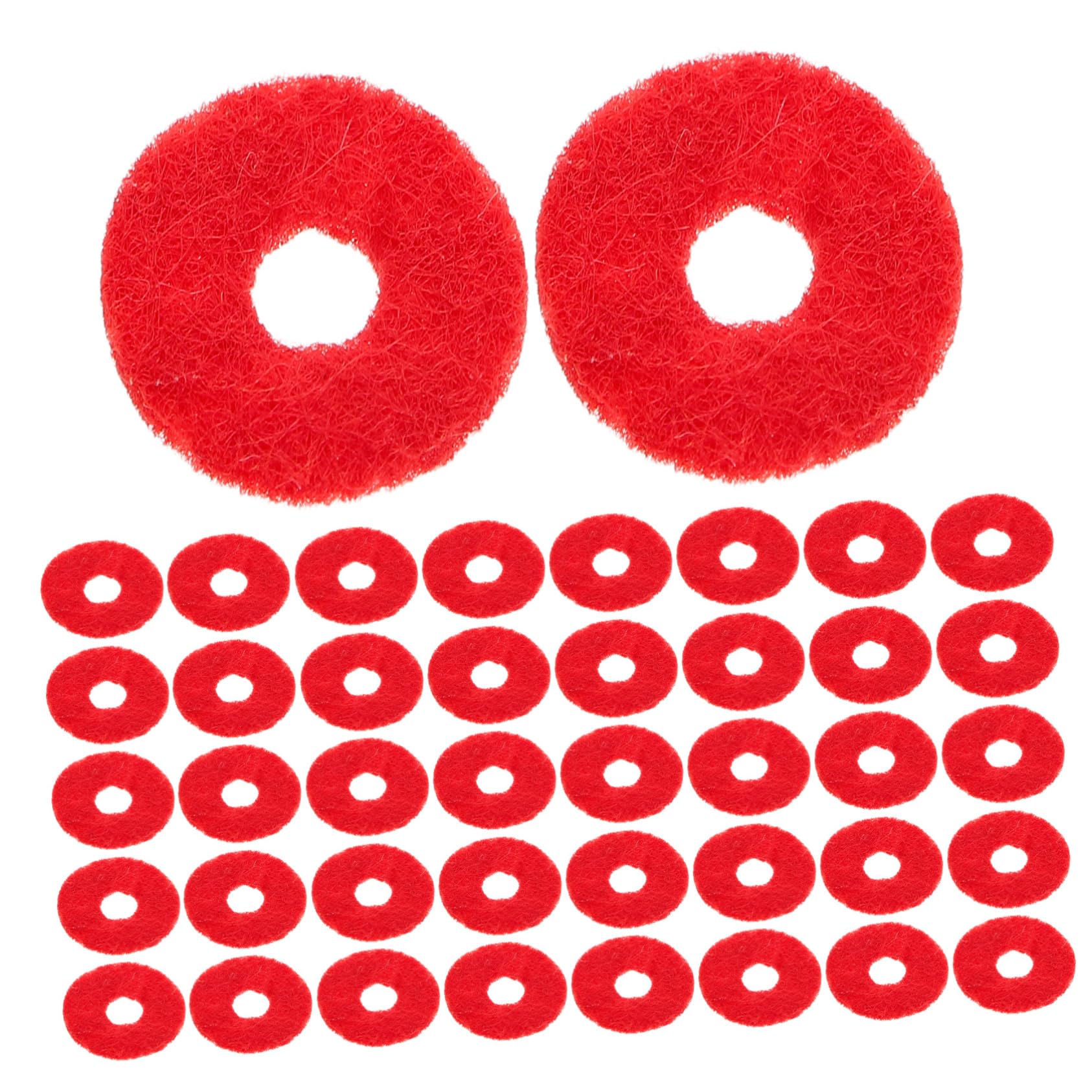 BESPORTBLE 90Pcs Felt Washer for Piano Maintenance Durable Cushion Accessories for Keyboard Tuning Repair Lightweight User Friendly Parts Compatible with Piano Front Rail