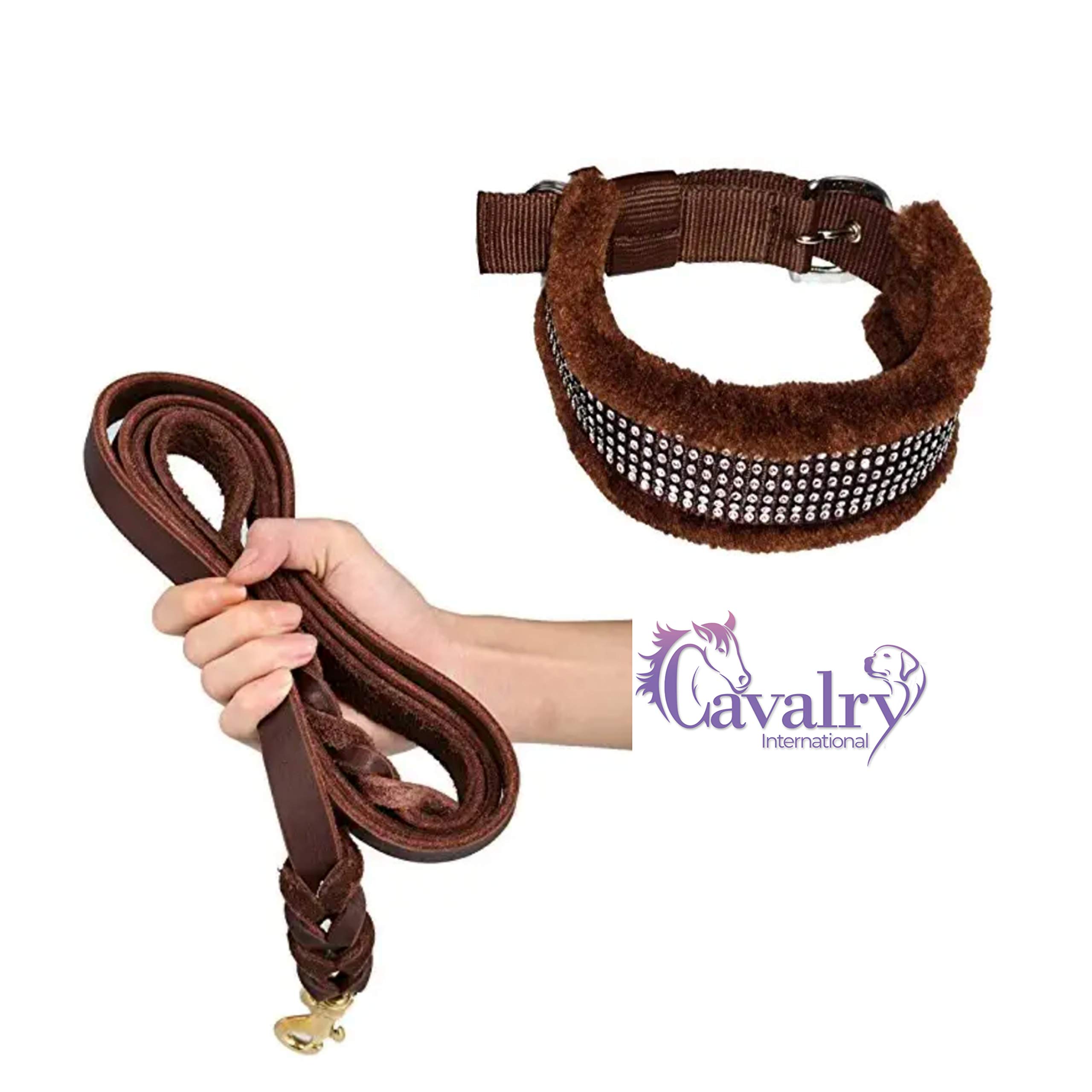 Cavalry Soft Fur Collar Leash Harness Set Dog Collar & Leash (Medium) (B0BRJFXTGY) Amazon Price History, Amazon Price Tracker
