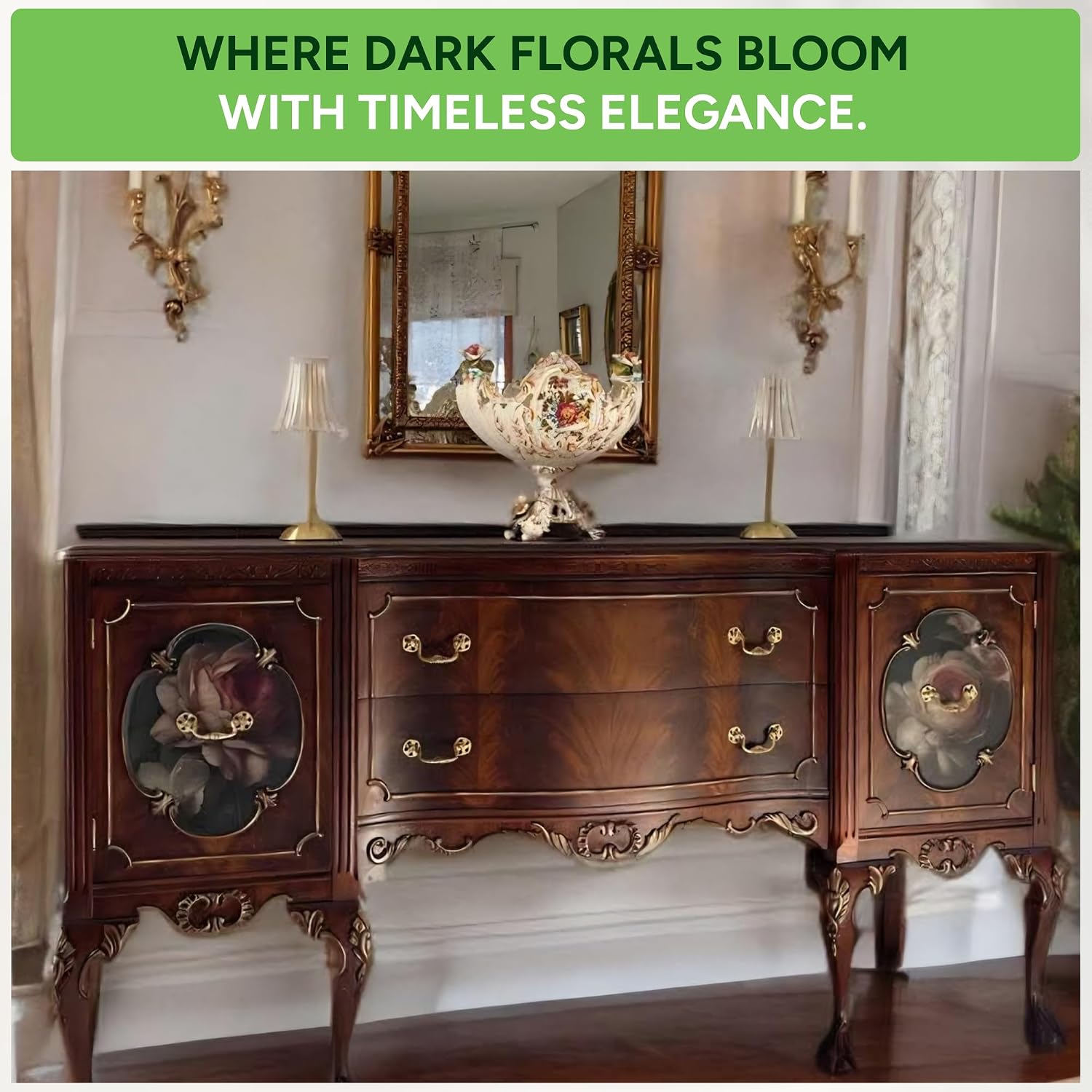 Shadow Garden Decoupage Paper for Furniture (A1)