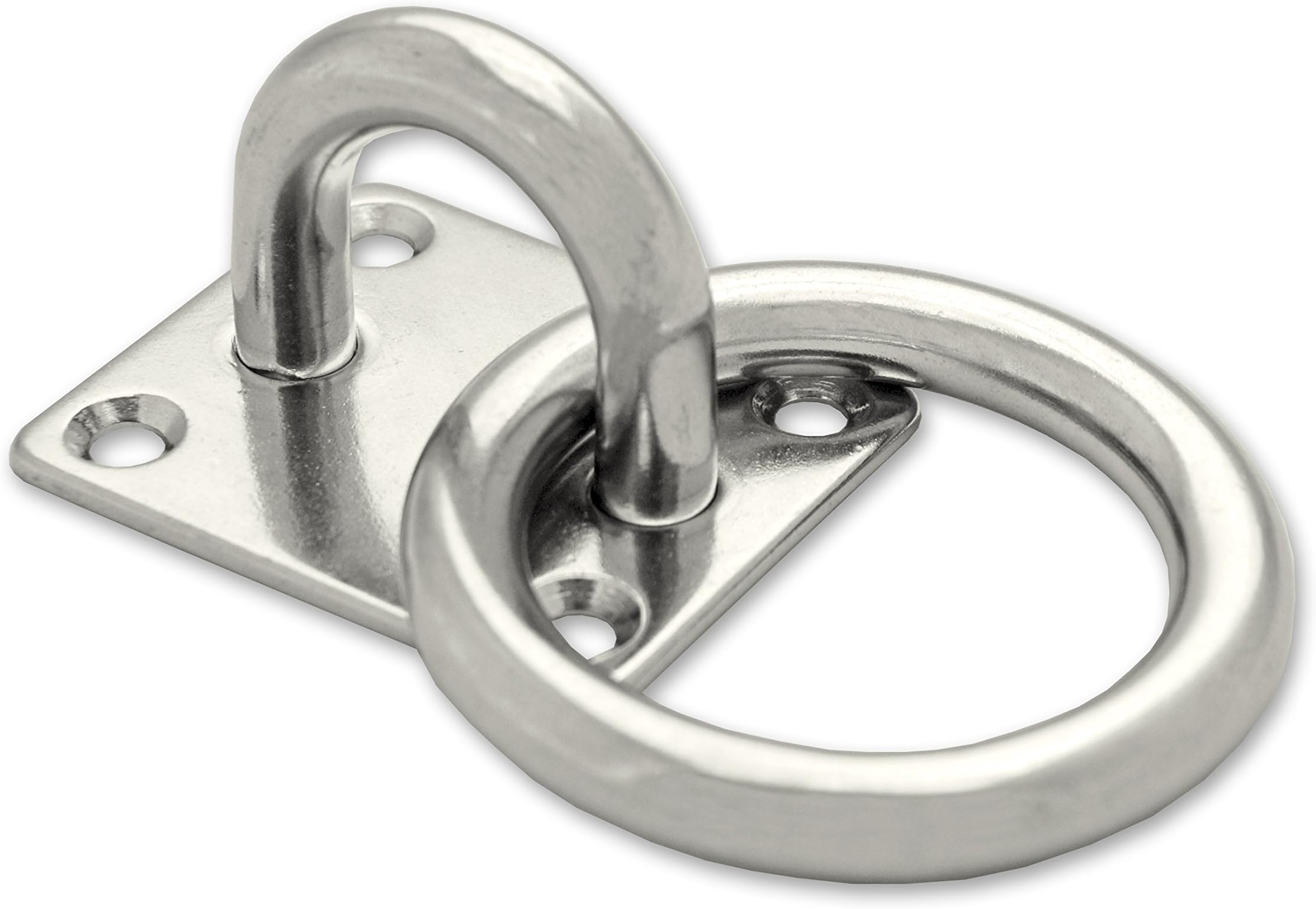 gmar69 Platinum Ring Square with Wire Loose Ring – Stainless Steel – Diameter 10 mm Inner Diameter 50 mm – Diameter 50 mm, Platinum Grey