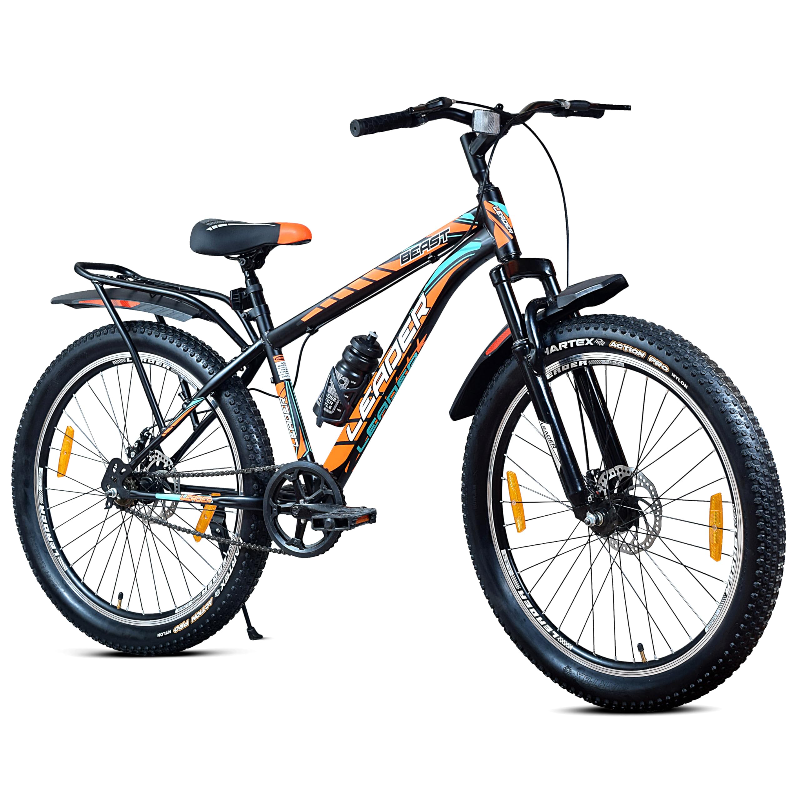 Leader Beast 26T Mountain Bike - 7 Speed, Suspension -14