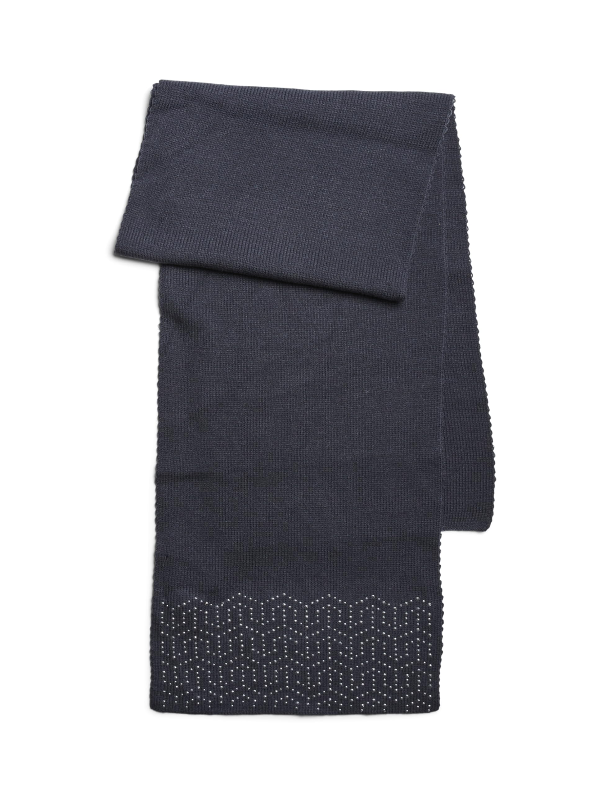 PIECES Pcnasmine Sequins Long Scarf BC, Ombré blue, One Size