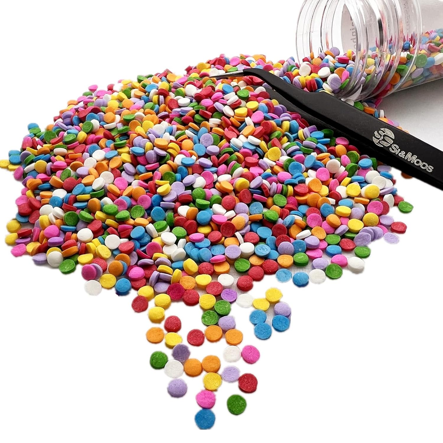 Rainbow Confetti Sprinkles Edible Confetti Sequins