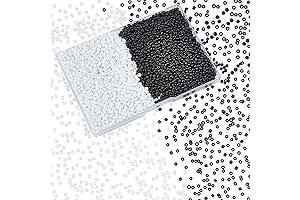 PH PandaHall 4400pcs 3mm Glass Seed Spacer Bead