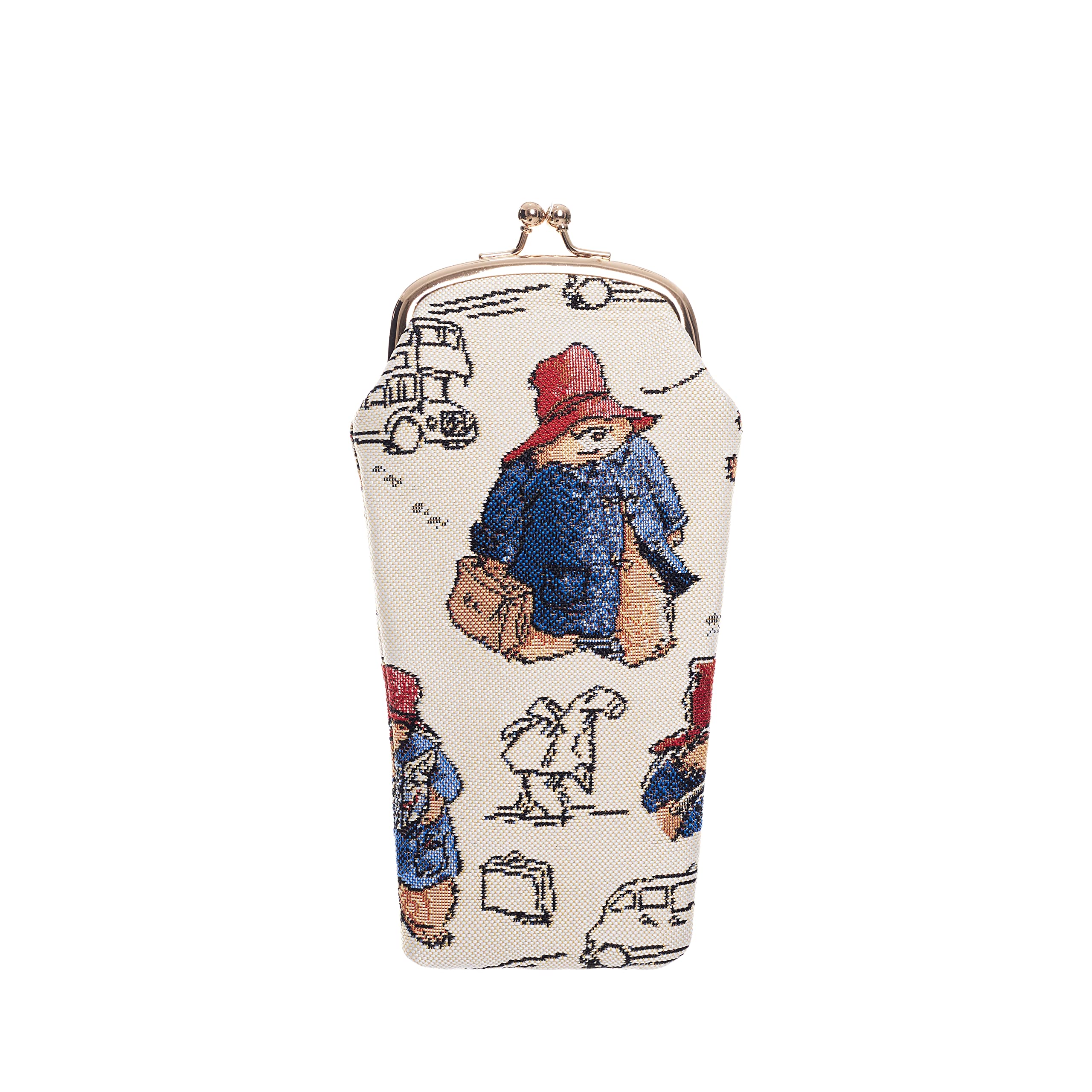 Signare Tapestry Glasses Case for Women Eyeglass Case with Paddington Bear Design (PADDINGTON BEAR, GPCH-PADD)