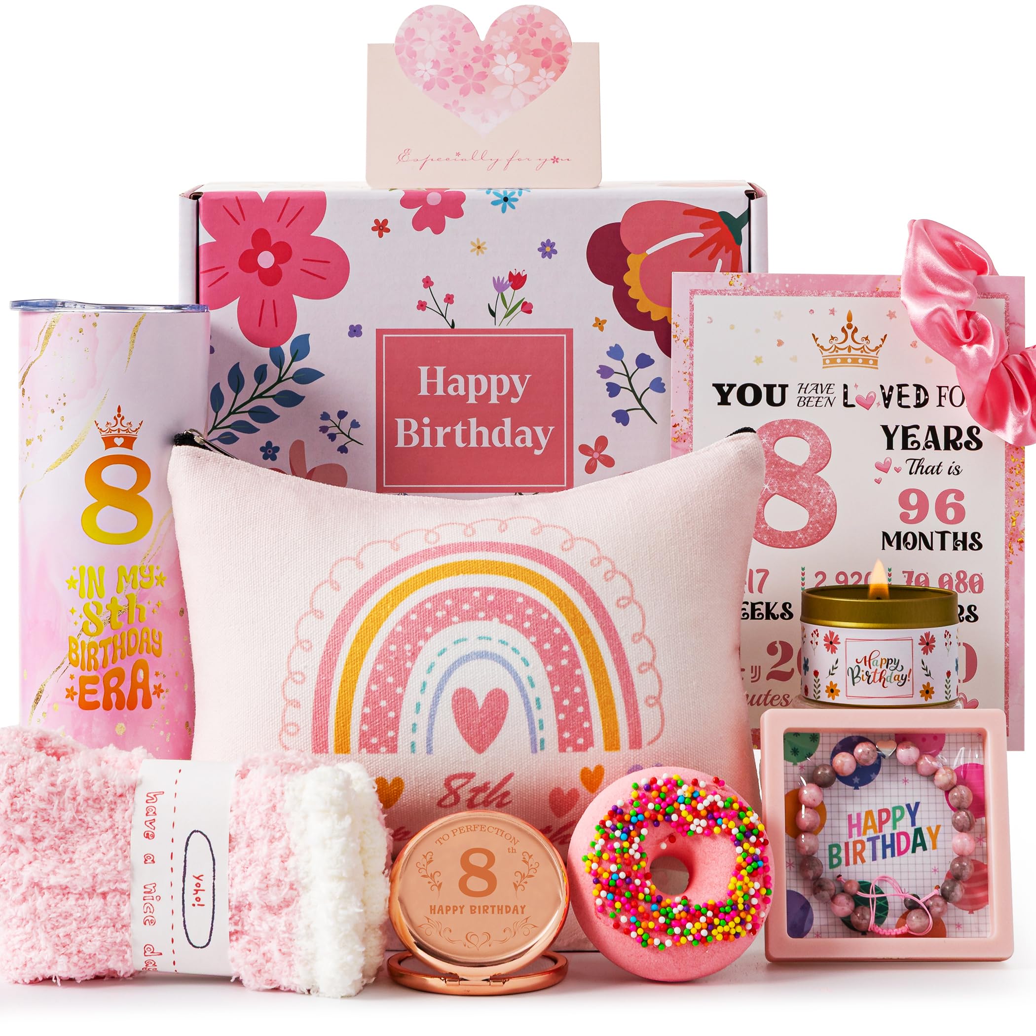 10th Birthday Gifts for Girls,Best Gifts Basket Presents Ideas for Turning 10 Year Old Girls,Happy Sweet 10th Birthday Pamper Hamper Box Kit for Sister Daughter Granddaughter Niece Teenage Teen Her — view 18