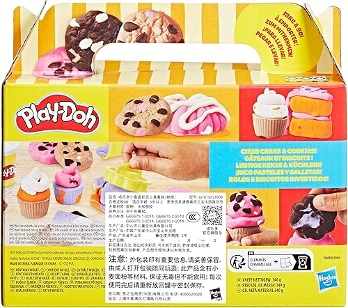 Miniatura 8 de PLAY-DOH Little Bakery - Juego de juguetes de cocina, juego de dulces, artes y manualidades para niños a partir de 3 años