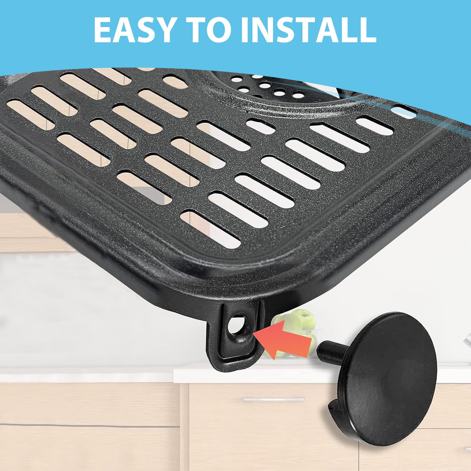 8 Stück Gummifüße Für Cosori Air Fryer - Hitzeb Produktbild-Vorschau 5