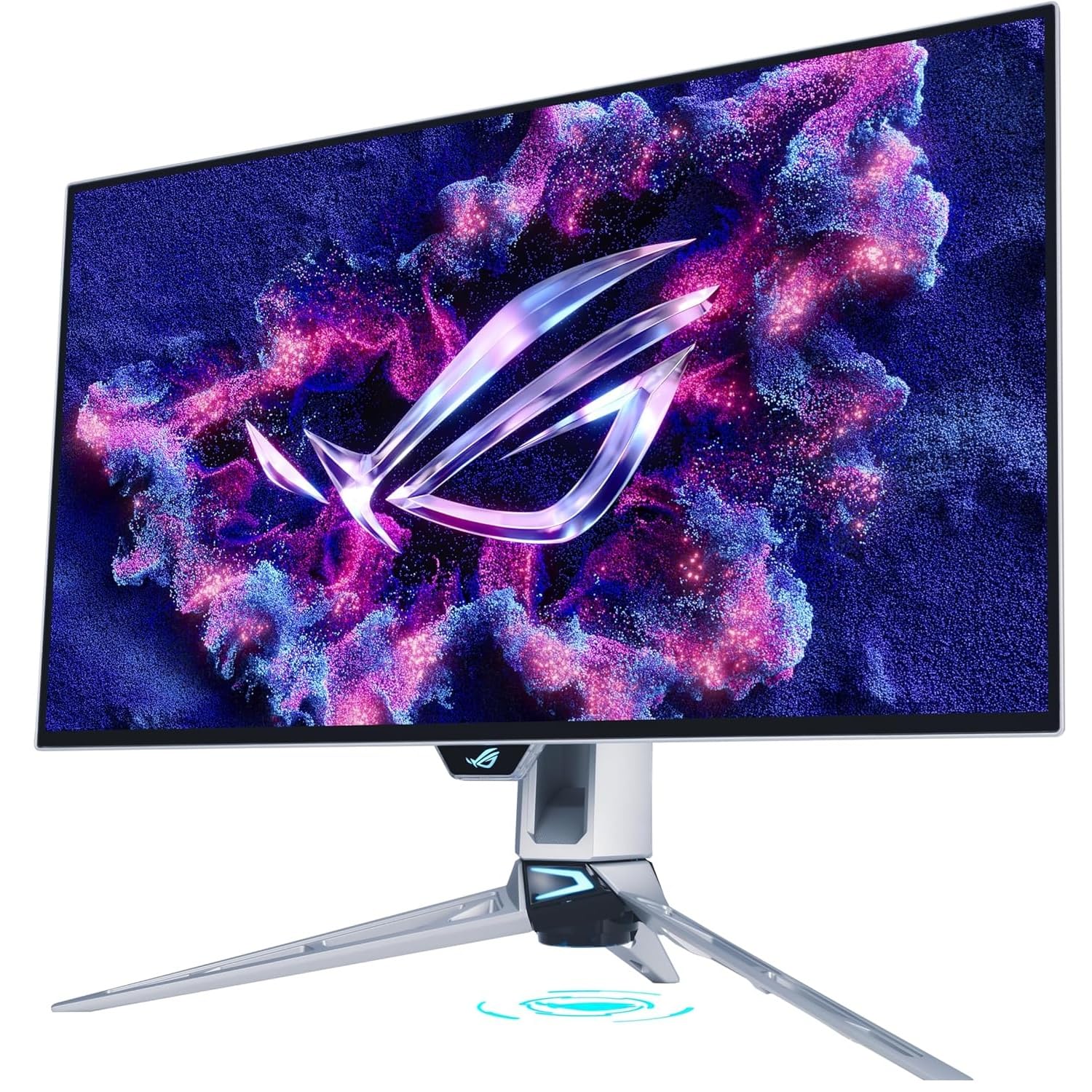 ASUS ROG SWIFT OLED PG27AQWP-W, Monitor Gaming da da 26,5" WOLED, Argento | (2560x1440), TrueBlack Glossy, Dual-Mode (Refresh Rate da 54Hz a 72Hz), 0,02ms (GTG), Compatibile conG-SYNC, DisplayPort 2.1