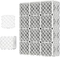 Somcthao 28-Pack Radiator Covers for Home - Modern Decorative Safety Tiles, Easy No-Tool Snap-On for Cast Iron Heaters