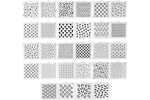 28 PCS Cookie Fondant Stencils: Unlock Culinary Creativity