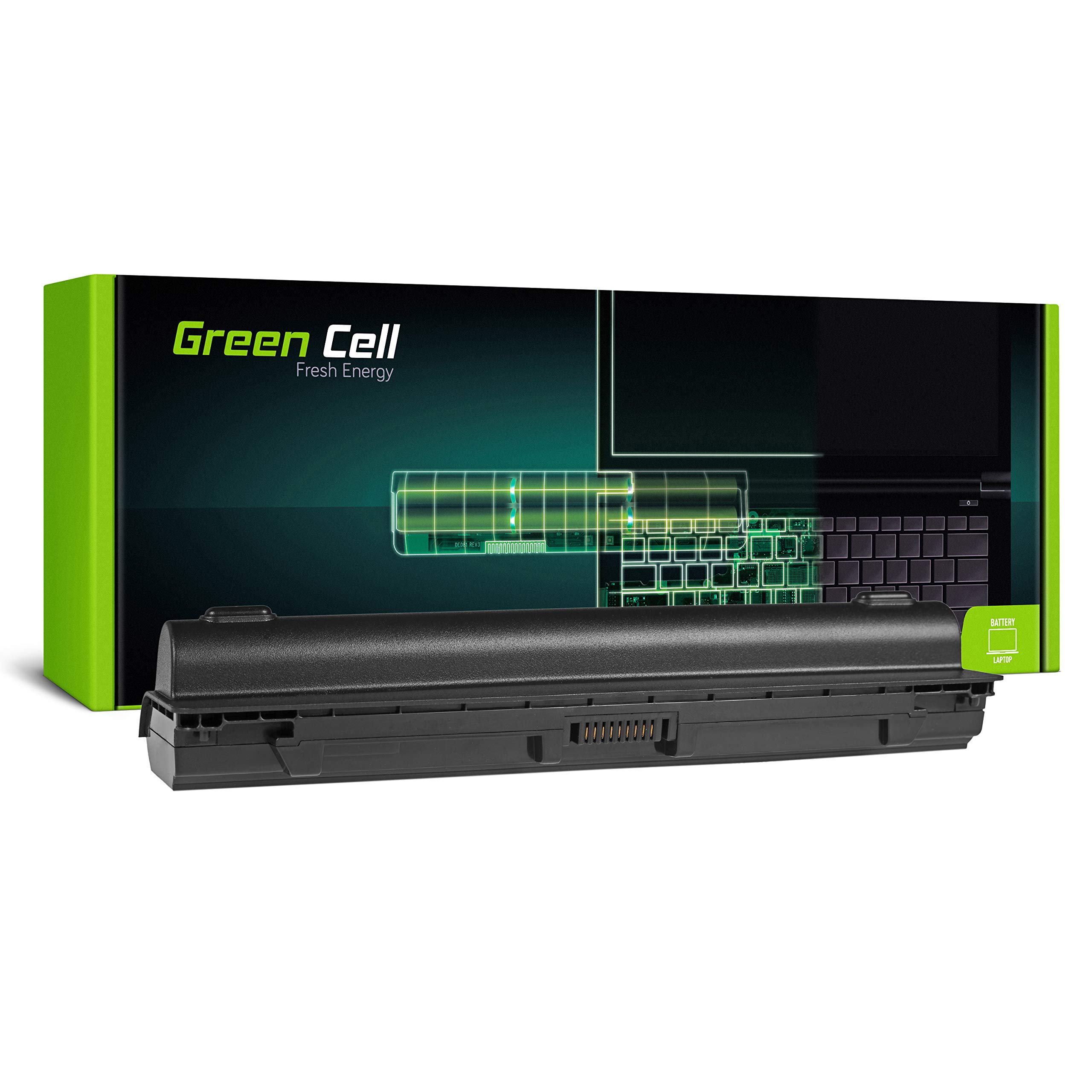 Green Cell® Extended Serie PA5024U-1BRS Batería para Toshiba Satellite C850 C850D C855 C870 L850 L855 L870 Ordenador (9 Celdas 6600mAh 10.8V Negro)