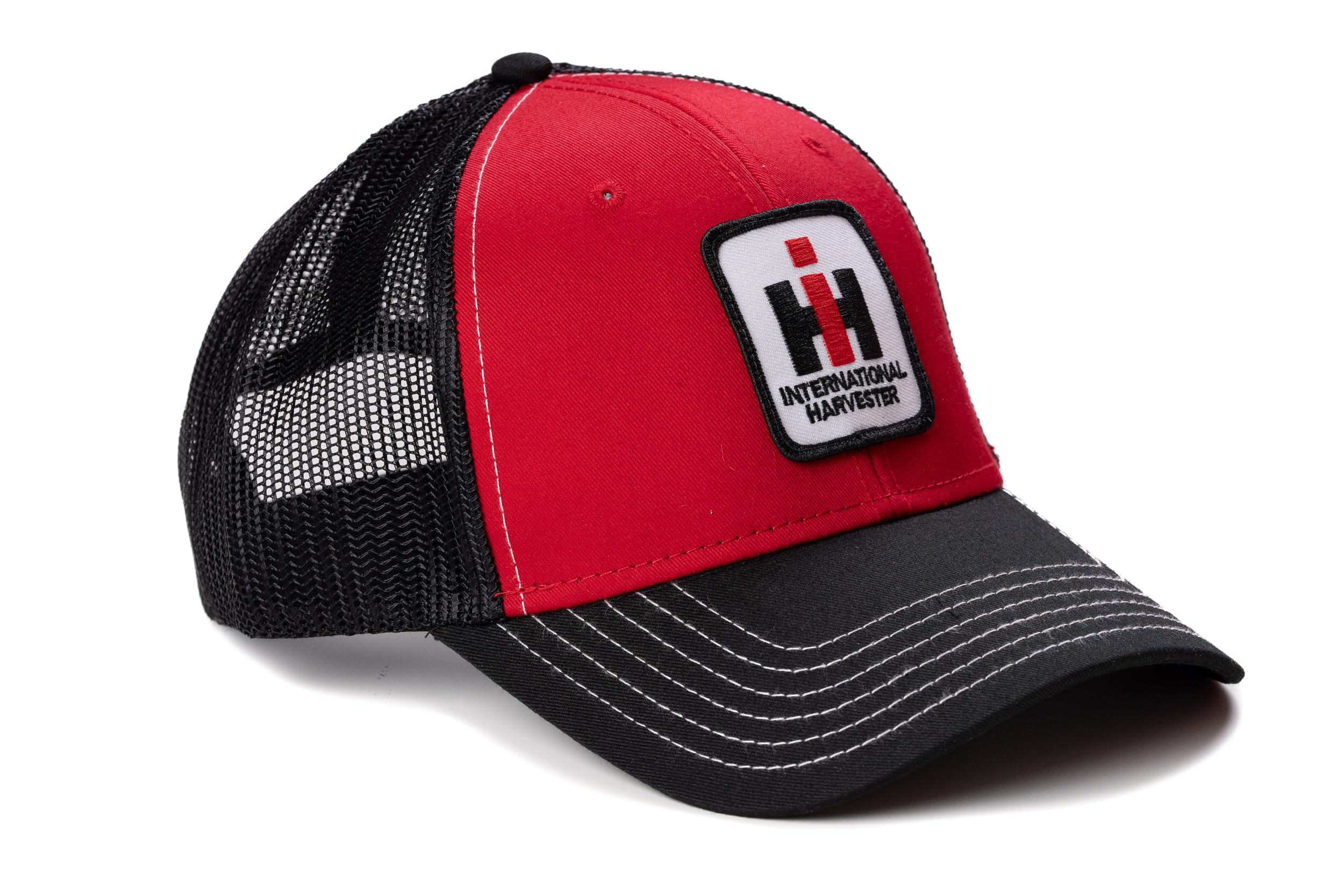 International Harvester IH Tractor Hat, red with Black mesh