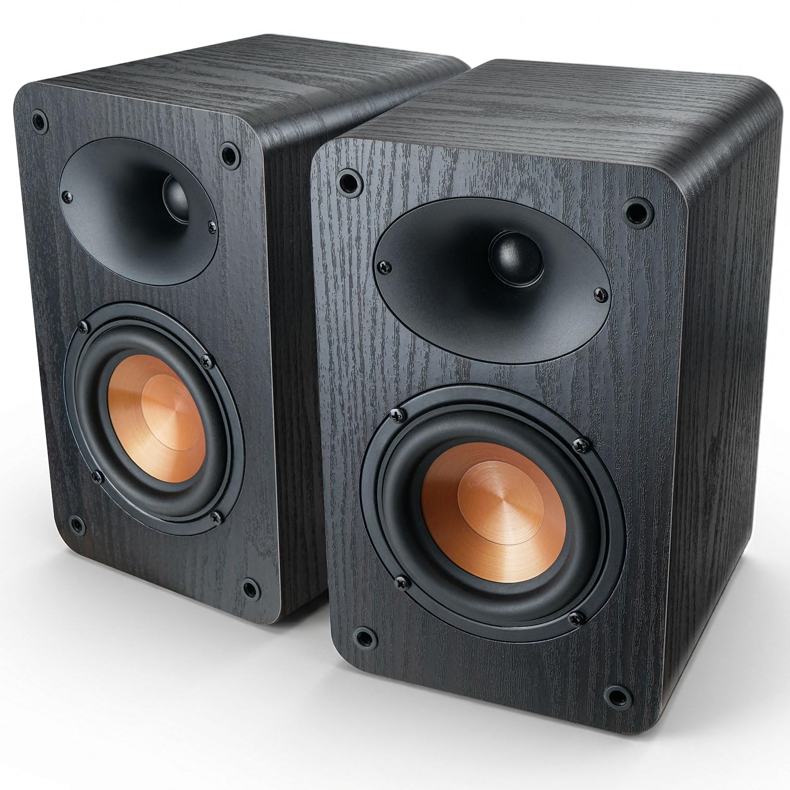 RIOWOIS Passive Bookshelf Speakers