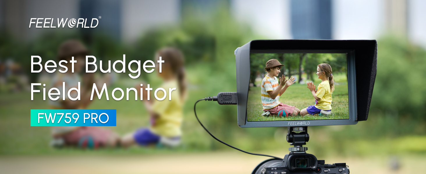 Amazon.com : FEELWORLD FW759 PRO 7 Inch 400nit HD Touchscreen