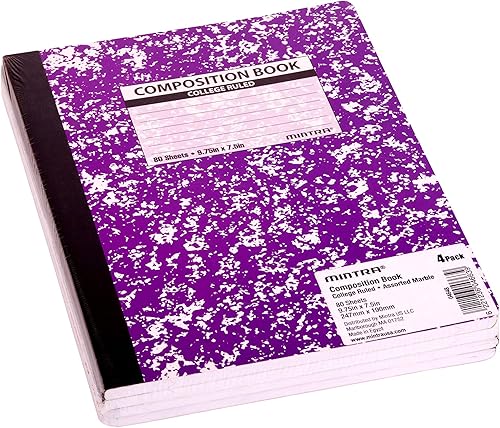 Miniatura 3 de Mintra Office - Cuadernos de composición para escuela, hogar, negocios, oficina