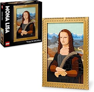 Comprar LEGO Art Mona Lisa Cuadro Famoso de Leonardo da Vinci, Decoración del Hogar para Salón y Dormitorio, Maqueta de Construcción para Adultos, Regalo para Hombres Mujeres Artistas y Amantes del Arte 31213