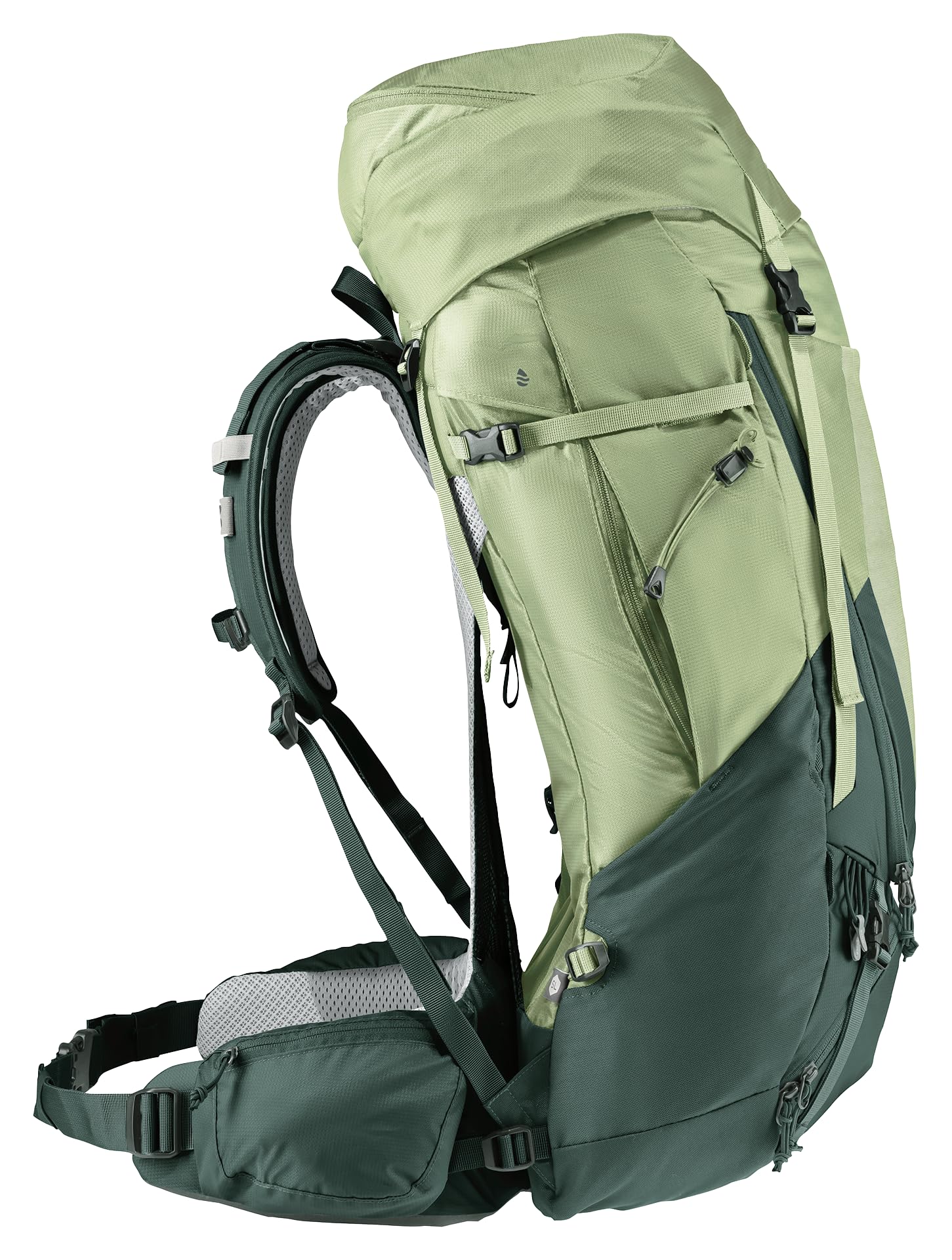 deuter Futura Air Trek 55 + 10 SL damski plecak trekkingowy, Grove-ivy, 55+10 L, Minimalistyczny