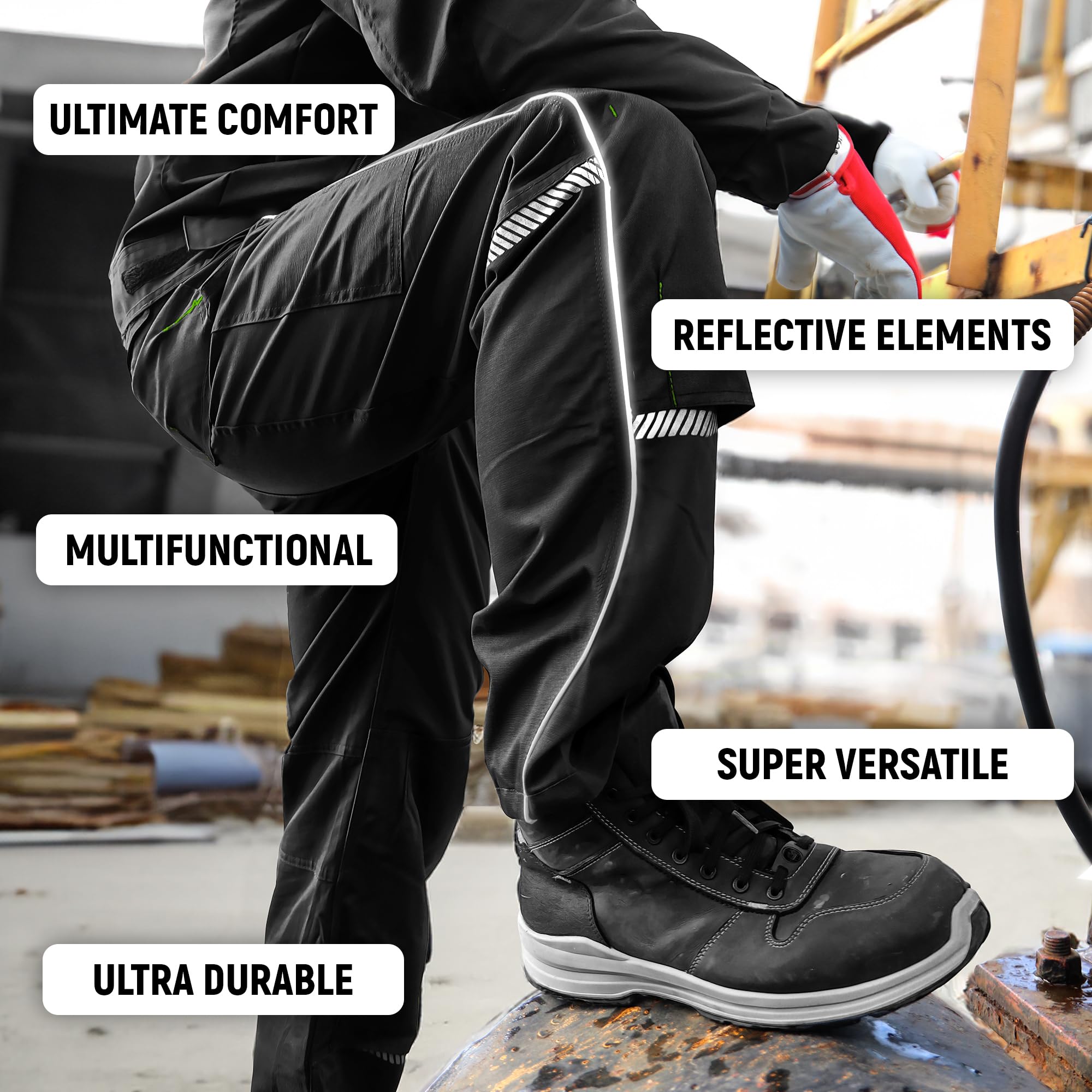 Stenso Prisma Pantalones de Trabajo Hombre - Ropa de Trabajo para Hombre