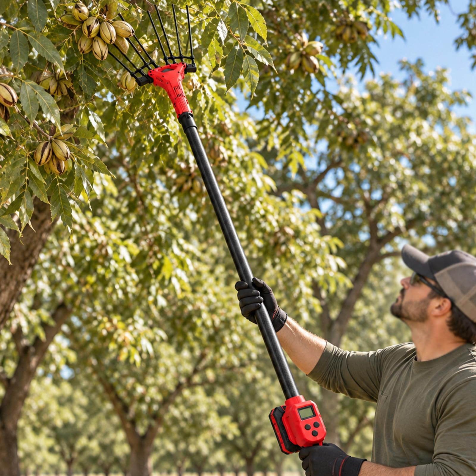 Raccogli Olive Elettrico Con Controllo 6 Velocità 1×5.2AhPack
