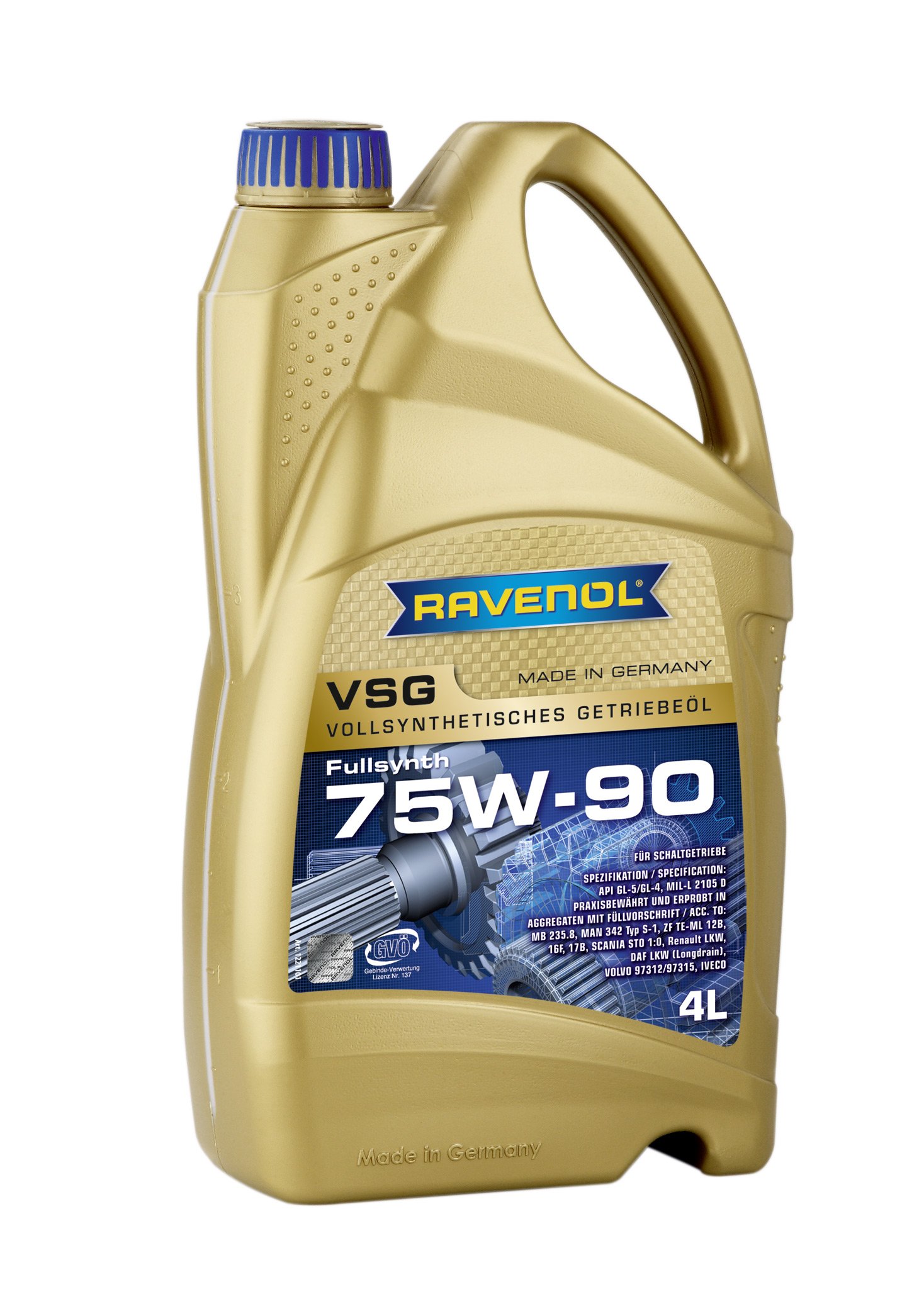 Ravenol Cambio Olio 75 W-90 VSG vollsyntetisch, 4liter