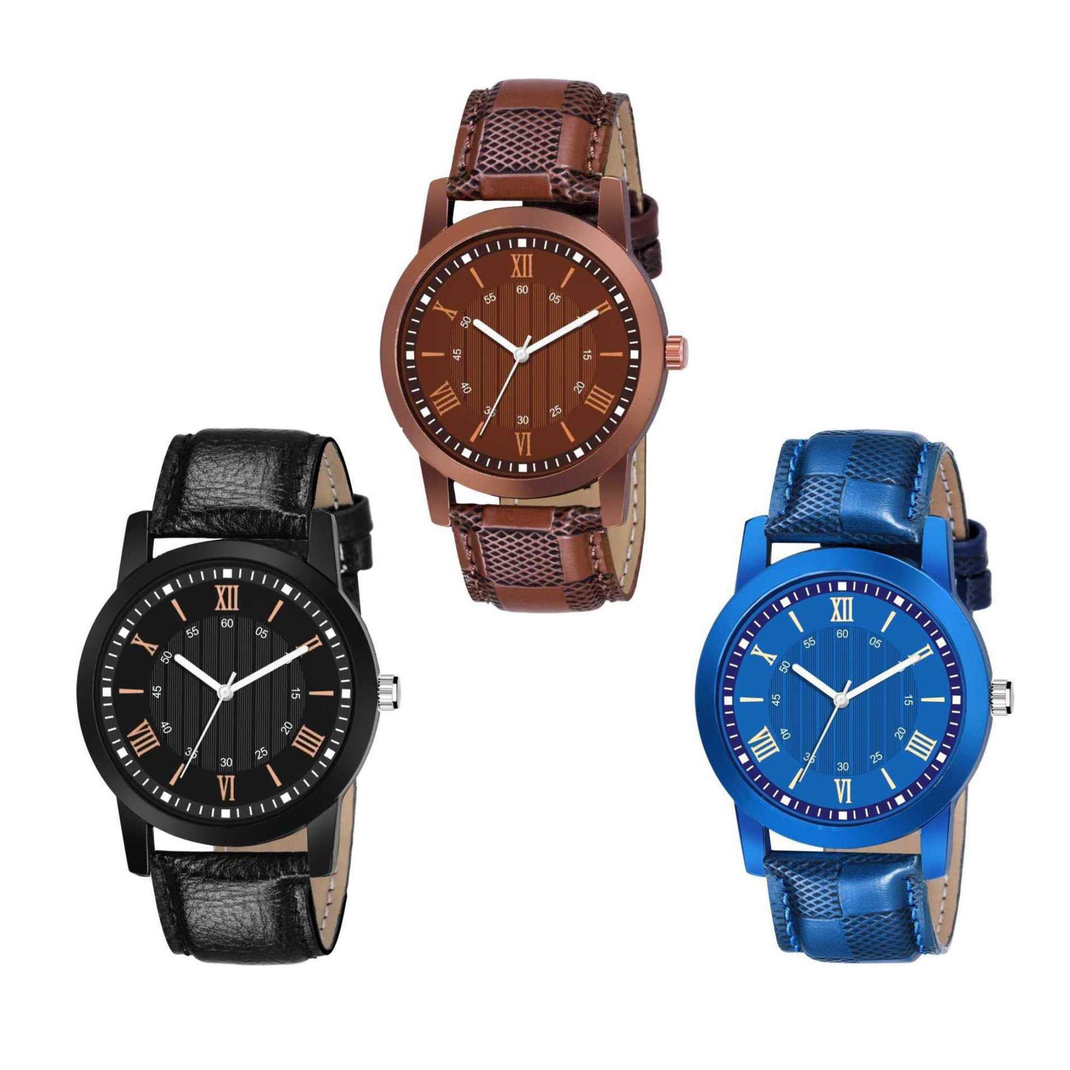FROZIL Analogue Multicolor Dial Combo Watches for Mens and Boys-Pack of 3 (B08HZH4V2S) Amazon Price History, Amazon Price Tracker