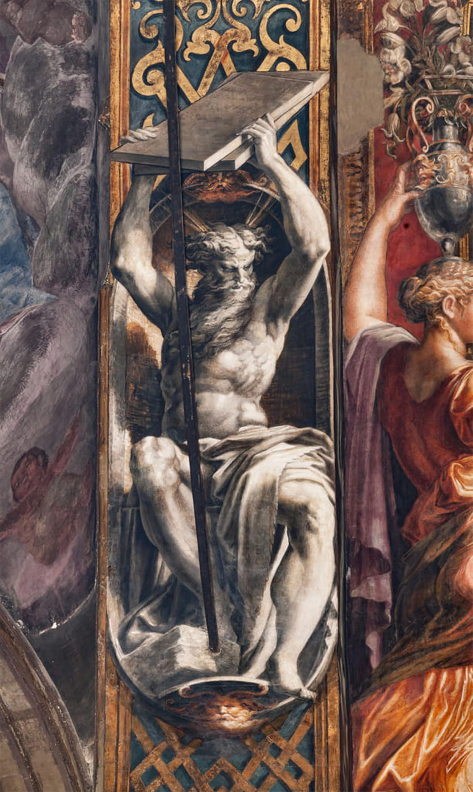Posteriik No Frame Famous Modern Artwork Art Mural The Three Wise Virgins And Three Foolish Virgins By Parmigianino Oil Paintings Pictures For Home Decor 60X90cm