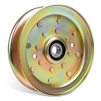 UP2WIN 126-9196 Flat Idler Pulley for Ex Mark 48" 52" 60" Lawn Mower Deck, 116-4668 Idler Pulley Compatible with Ex Mark Lazer Z Quest Turf Tracer to ro Z Master Series, Replace 103-8743 132-9425